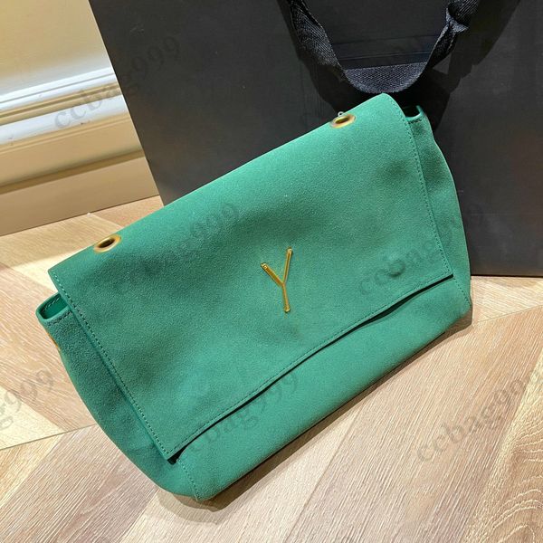 

french kate suede cowhide reversible designer bags classic metal badge hardware vintage chain crossbody large capacity womens outdoor luxury