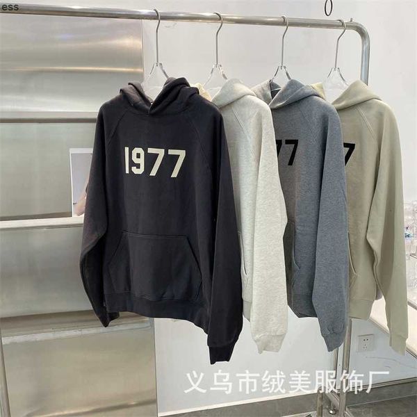 

hoodies hweatshirts fog fe of god double line essentials autumn winter 1977 hooded hoodie men and women american high street fashion pullove, Black