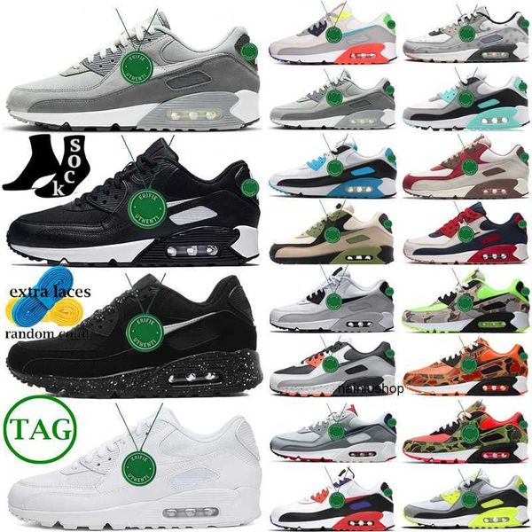 

2023 size 13 90s shoes men women airmaxs surplus cushion 90 running shoe triple black white x wolf grey michigan radiant airs red pastel vol