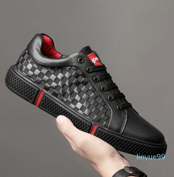 

genuine leather concise men business dress shoes breathable lace up spring formal wedding party basic shoes for men k3 c5xa6808601, Black