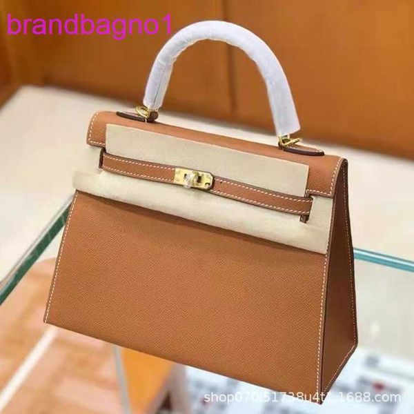 

herme kely designer bags for women price bag 2022 new leather palm print bag 25 single shoulder diagonal portable large capac