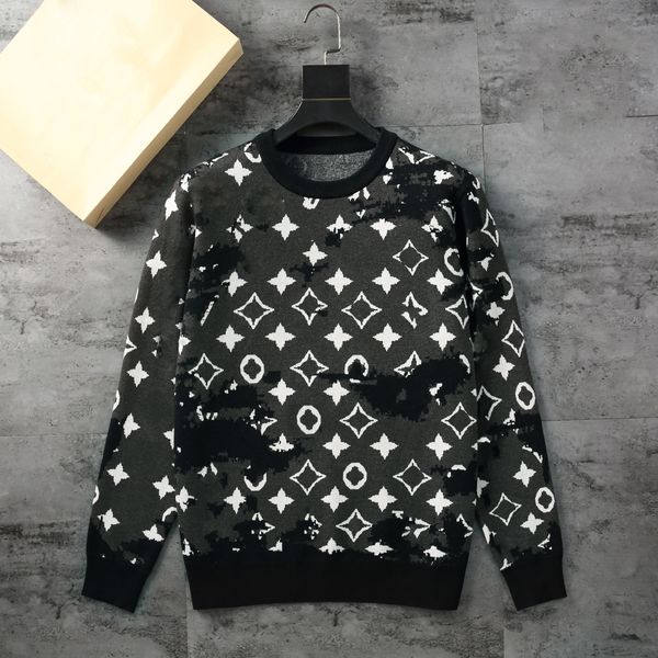 

autumn winter warm men sweaters fashion classic jumper designer knitted pullovers knitwear solid color casual pullover sweater, White;black