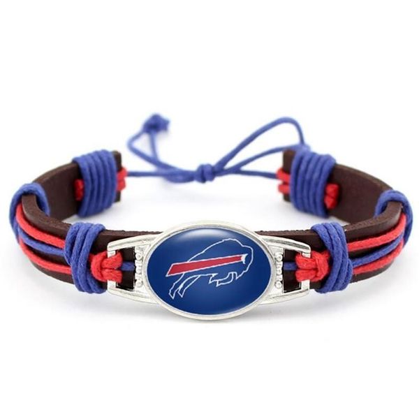 

charms us football team buffalo dangle charm diy necklace earrings bracelet bangles buttons sports jewelry accessories drop delivery dhmvb, Bronze;silver