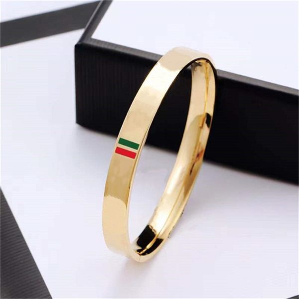 

luxury jewelry bracelet for women and men couple jewellry cuff for womens mens titanium steel alloy gold-plated never fade christmas gifts v, Golden;silver