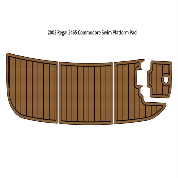 

2002 regal 2465 commodore swim platform step pad boat eva foam teak deck floor