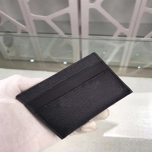 

quality genuinel leather black letter mens card holder with box luxurys designers wallet womens wallet purse credit card hold266l, Brown;gray