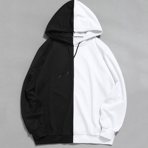 

22 new hoodie men women hoodie fashion cotton geometric printed hoodies long sleeve 5 styles sweatshirts outwear sweaters luxury brand hoode, Black