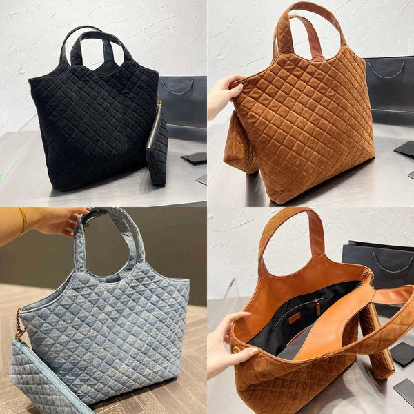 

new evening bags totes designer diamond handbag women big logo tote frosted leather simple generous shoulder messenger shopping with wallet