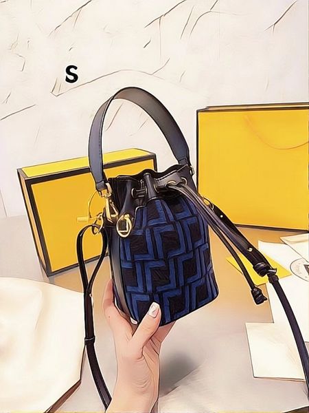 

mon tresor designer bucket bags luxury shoulder women leather handbag removable shoulders strap handbags bag 006