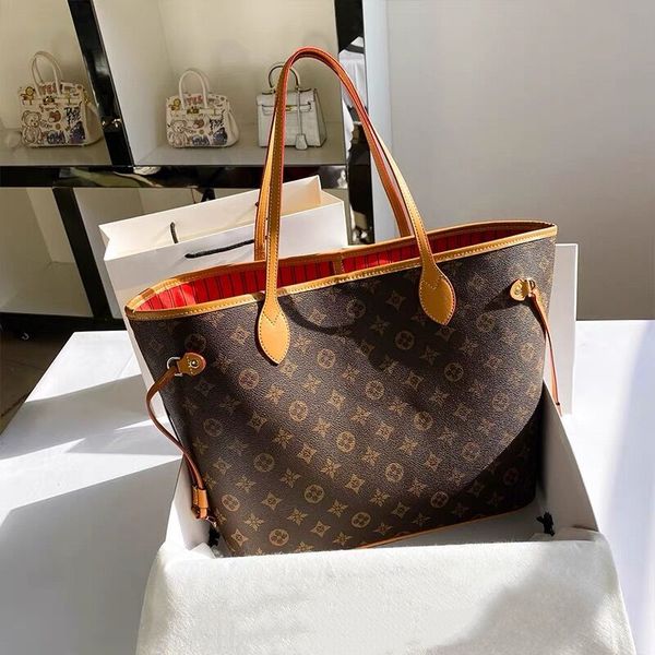 

8 colors lattice 2pcs new fashion women handbags ladies designer composite bags lady clutch bag shoulder tote female purse wallet mm size #1