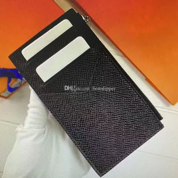 

m30271 fashion zipped pocket leather organiser coin card holders zipper case purses brazza multiple zip wallet passport cover with1861726, Brown;gray