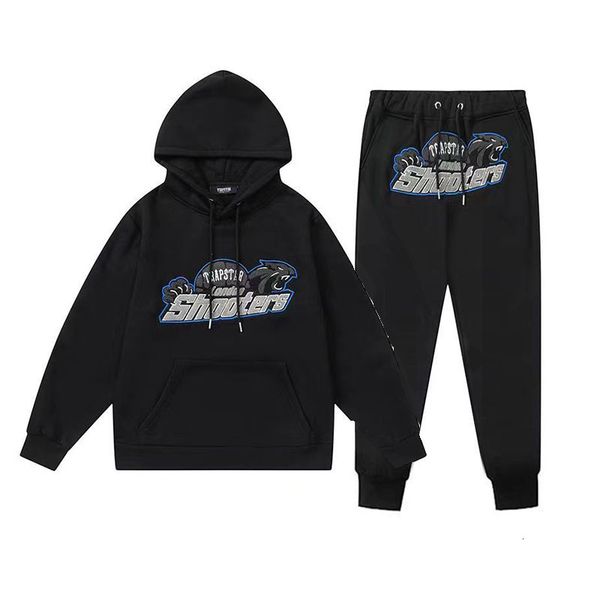 

men's tracksuits autumn trapstar tracksuit shooters printed men hoodie set oversized brand sports suit pant sets 221202 h6g2 sj4h, Gray