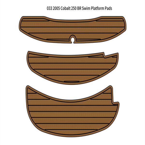 

2005 cobalt 250 br swim platform step pad boat eva foam faux teak deck floor mat