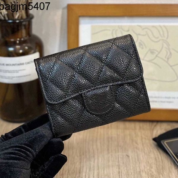 

design bag ladies purse large capacity leather wallet for girls guangzhou card batch trade inner lining caviar lingge xiaoxiang cf
