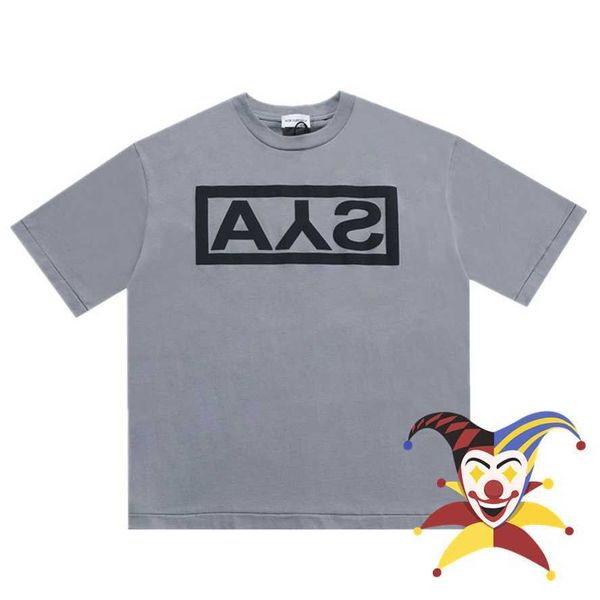 

men's t-shirts askyurself t-shirt men women vintage askyurself tee 1 1 high-quality ays logo short sleeve t221202, White;black