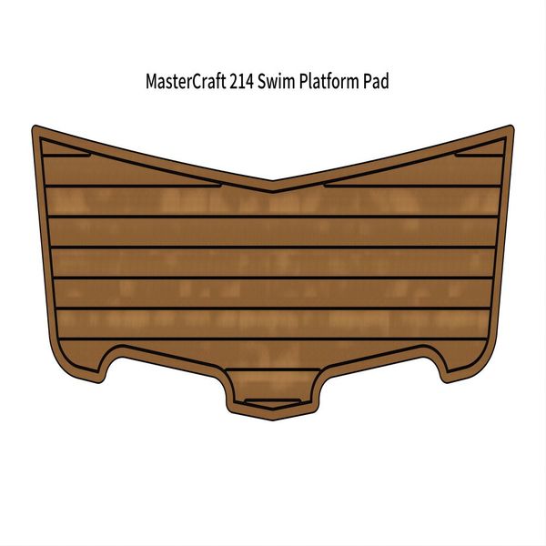 

mastercraft 214 swim platform step boat eva faux foam teak deck floor pad mat