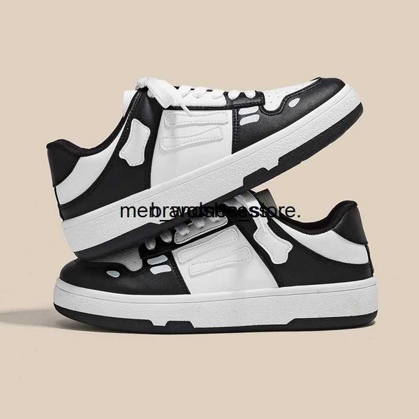 

dress shoes designer men's women's black white bone amirs shoes new spring soled student running small white shoes