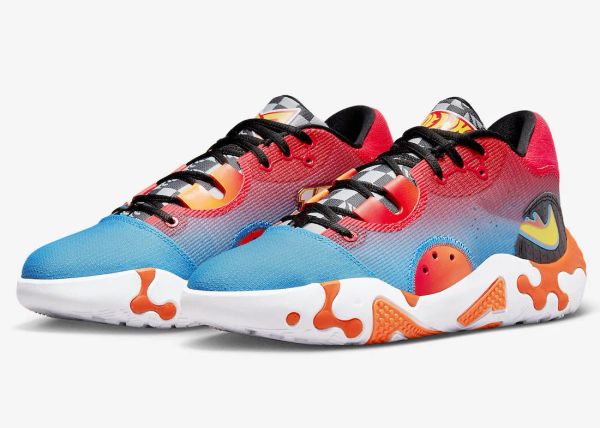 

pg 6 ep wheels men basketball shoes sports shoe 2022 women kids dh8446-400 with box store size 36-46