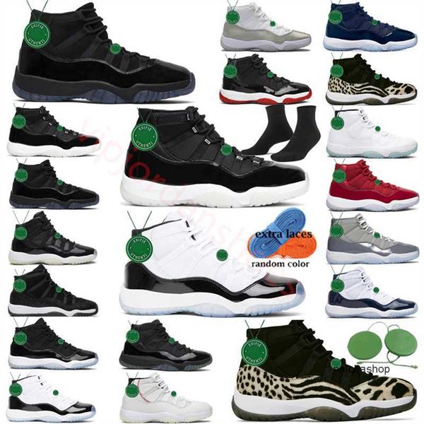 

2023 air jumpman 11s cool grey basketball shoes 11 men women cherry royal blue animal instinct citrus 25th anniversary space jam bred win li, Black
