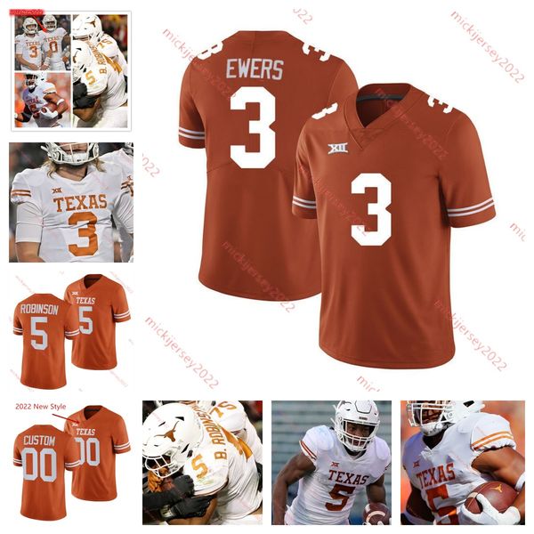 

adonai mitchell texas longhorns football jersey malik jefferson poona ford colt mccoy marquise goodwin ja'tavion sanders jahleel billin, Black