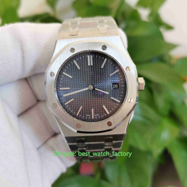 

3 color mens watch excellent 39mm x 8.5mm 15202 royal offshore jumbo extra-thin watches 15202ip.oo.1240ip.01 stainless steel vk quartz movem, Slivery;brown