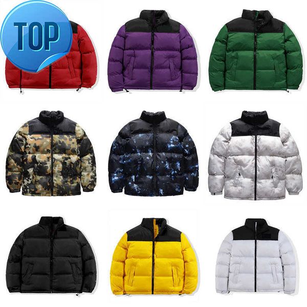 

2023 parkas mens down jacket womens parkas woman down coat winter designer long sleeve warm 20ss camouflage starry print for lovers zipper t, Black