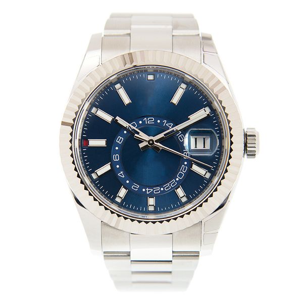 

mens automatic gold mechanical watches women dress full stainless steel sapphire waterproof luminous couples wristwatches, Slivery;brown