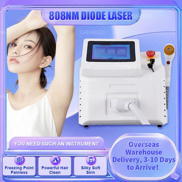 

808nm diode laser hair removal beauty items 755 808 1064 ice platinum three wavelength skin rejuvenation max 2000w