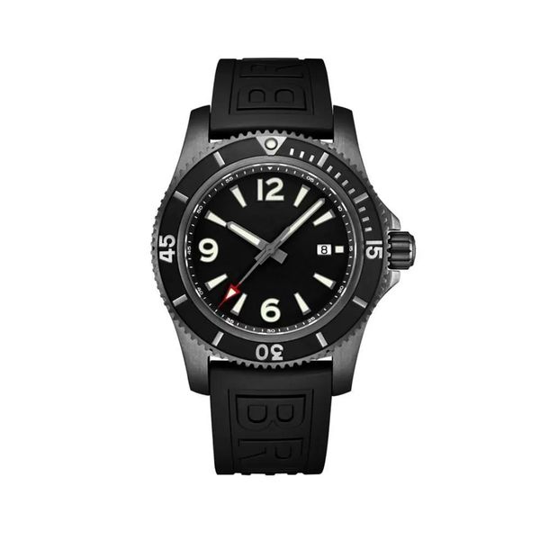 

steel automatic mens bezel watch mechanical watches rubber sapphire glass, Slivery;golden