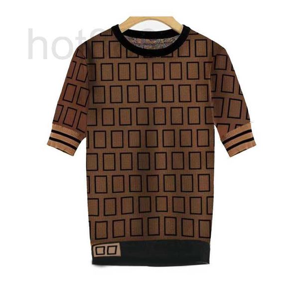 

women's sweaters designer sweatshirt women's silk ribbon sweater fashion letter jacquard temperament youth leisure short sleeve ro, White;black