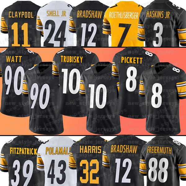 

22 najee harris football jerseys kenny pickett george pickens mitch trubisky chris boswell alex highsmith william jackson iii cameron heywar, Black;red