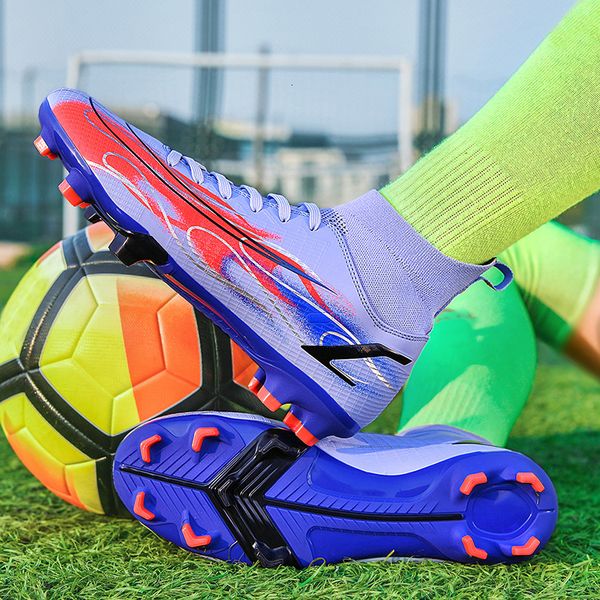 

safety shoes soccer mbappe football boots futsal chuteira campo cleats men training sneakers ourdoor women footwear tf/fg 221203, Black;brown