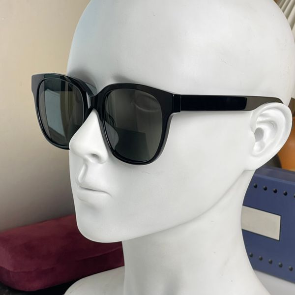 

0715 black grey square sunglasses for women men fashion sun glasses sunnies shades uv400 eyewear with box, White;black