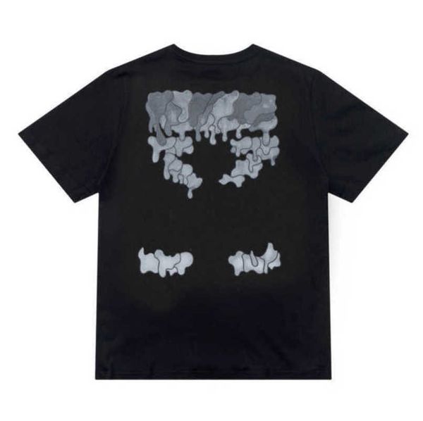 

fashion luxury men's t shirt brand offs couple t-shirt designer men women cotton sweatshirt black white tees arrow badge classic t-shi, White;black