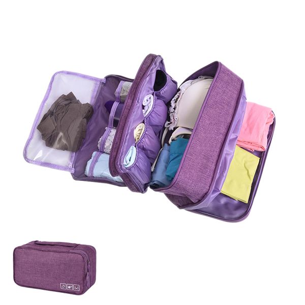 

bag organizer high capacity travel storage for bra underwear socks cosmetics wardrobe closet clothes organizer accessories 221203, Blue;pink