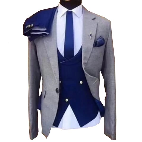 

men's suits blazers casual slim fit 3 piece notch lapel prom tuxedos double breasted breathable vest wedding blazer vest pants 221202, White;black