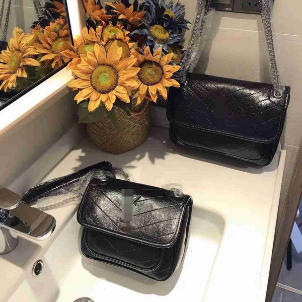

designer siant lurant bag leather chain 2022 female postman small shoulder crossbody fashion quality zoeu lady purse