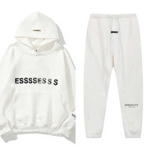 

men's fashion luxury sweatshirts tracksuits essentials letter hoodies men women sportswear hooded pant coat sweater casual pullover co, Gray