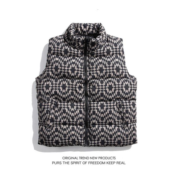 

men's vests brand clothing vest jacket mens autumn warm sleeveless jacket male winter casual waistcoat men vest plus size veste mj66 22, Black;white