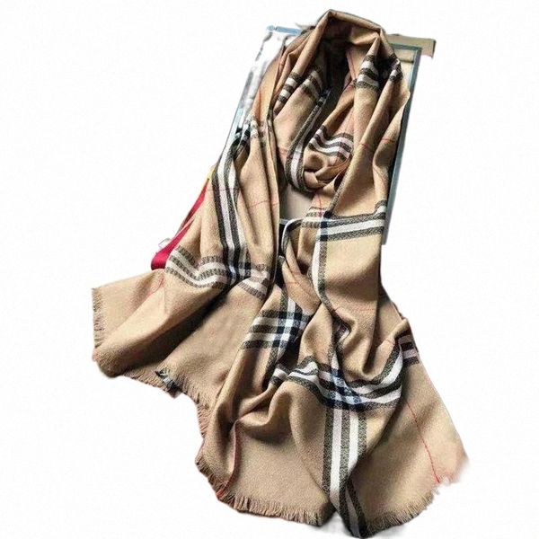

women bur cashmere berry scarves with warm long wraps scarf autumn scarf england classic plaid cashmere scarves 61bt#, Blue;gray