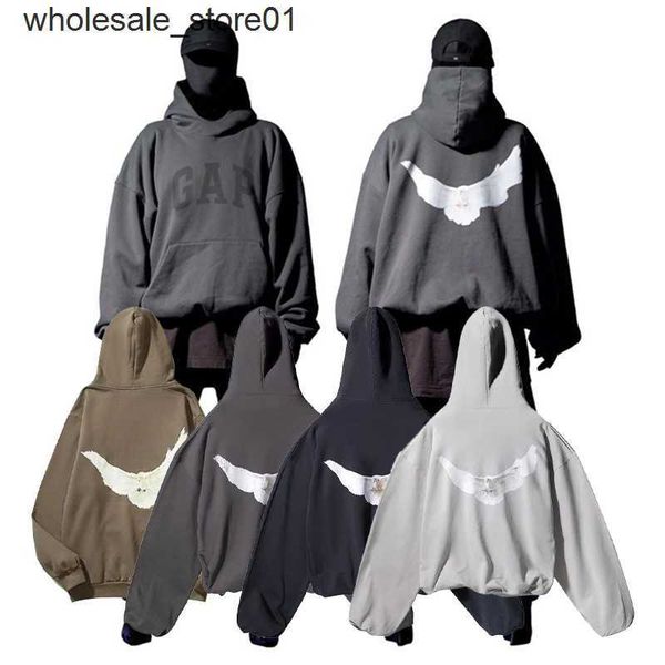 

men's hoodies designer sweatshirts fashion hoodies classic wests luxury kanyes printed men womens streetwear hoodie, Black