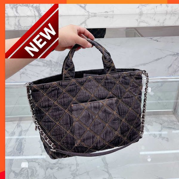 

women's brand designers shoulder bags embroidery tote bag portable high capacity vintage denim diagonal cross bag factory direct sales