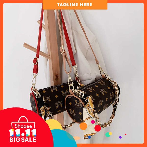 

80%off luxury design bags women's bag 2022 new letter printing bundle fashion temperament small round shoulder ladies evening clutches