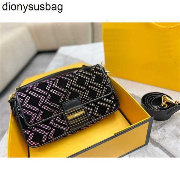 

luxury colorful crystal baguette wallet fashion woman f bag golden avatar designer casual handbag classic card holder clutch purse top, Red;black