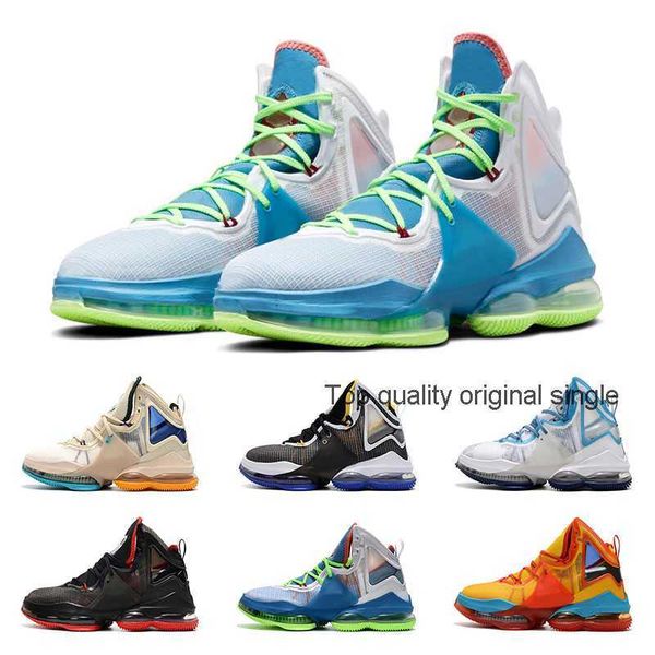 

lebrons 19 tune squad men basketball shoes 19s bred hardwood classic blue sneakers outdoors sports trainers size 7-12