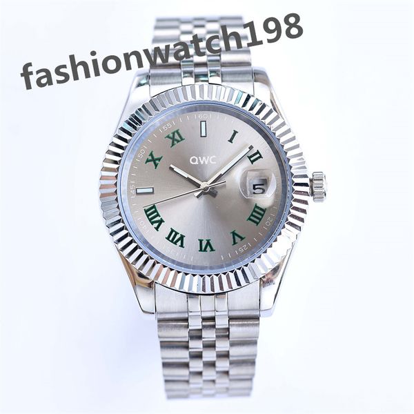 

watch 904l all stainless steel red blue ceramic sapphire glass super luminous high-quality watches mens automatic mechanical watch 40mm mont, Slivery;brown