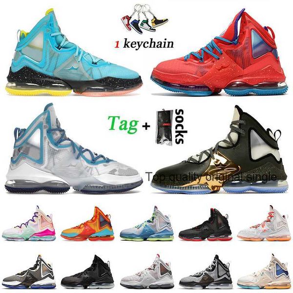 

2023 fashion women mens lebrons 19 basketball shoes 19s christmas cny dutch blue hardwood classic black anthracite green glow trainers space