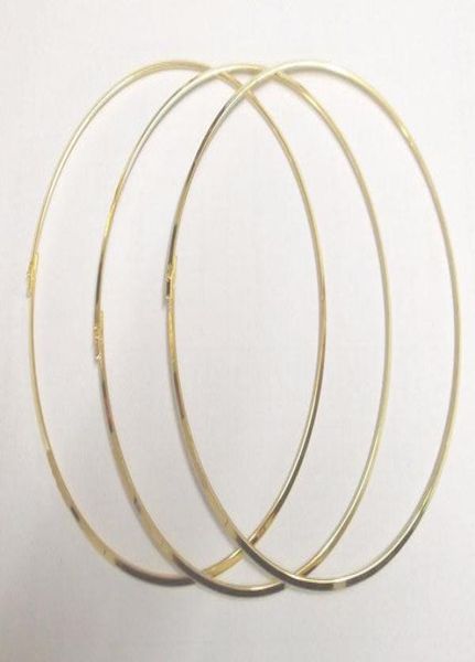 

10pcslot gold plated choker necklace wire for diy craft fashion jewelry 18inch w198525774, Golden;silver
