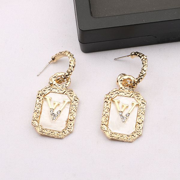 

fashion stud earrings woman designers luxury earring multi letters jewelry women gold silver 18k diamond valentine wedding gifts, Golden;silver