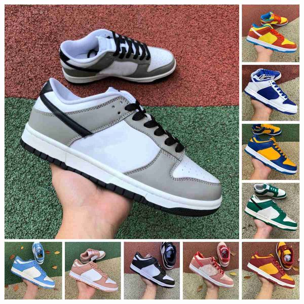 

casual shoes sports sneakers racer blue black white pink wolf grey fog mens women dunks sb low reverse unc panda archeo patchwork michigan